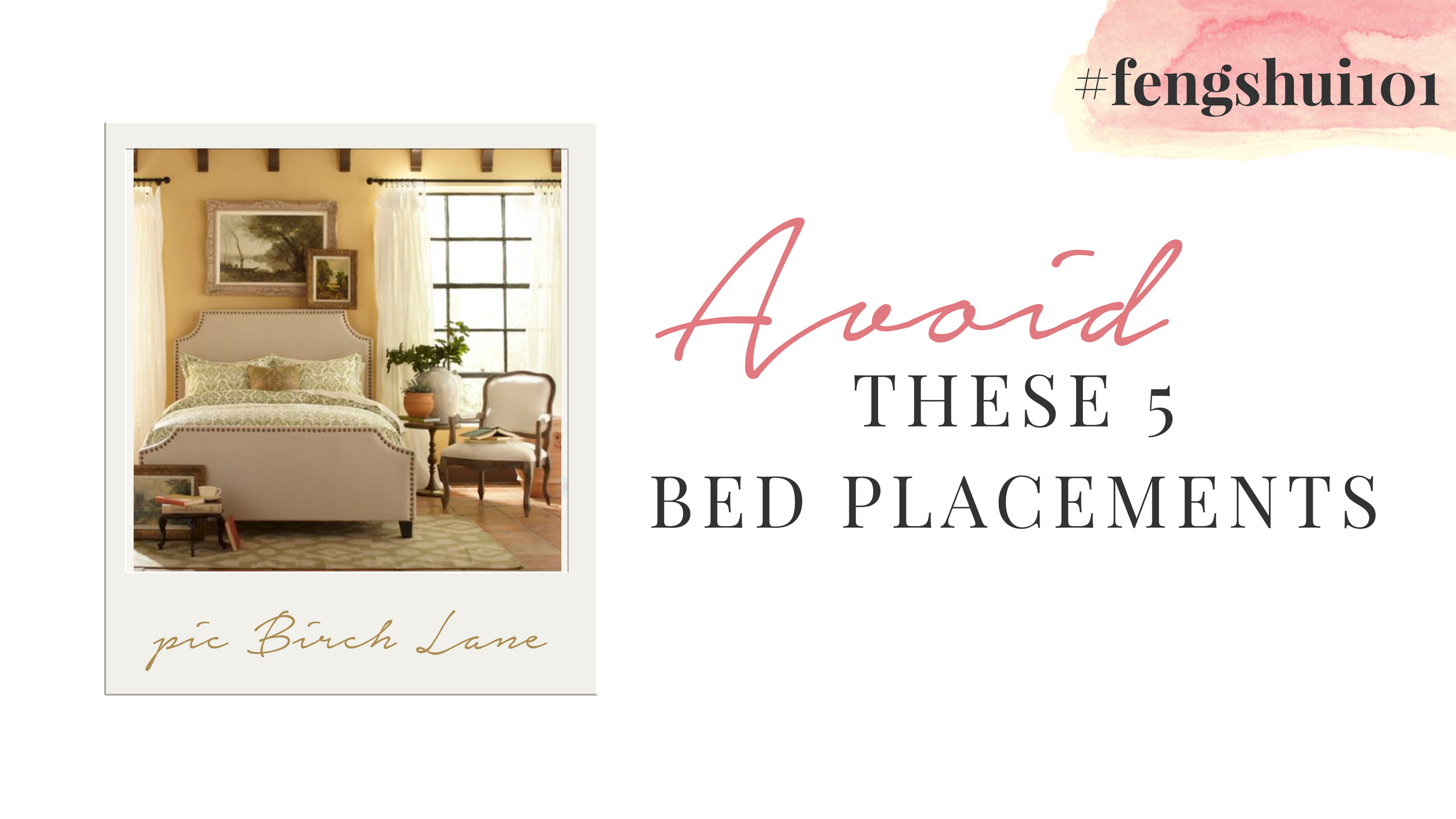 Avoid These 5 Bed Placements #fengshui101