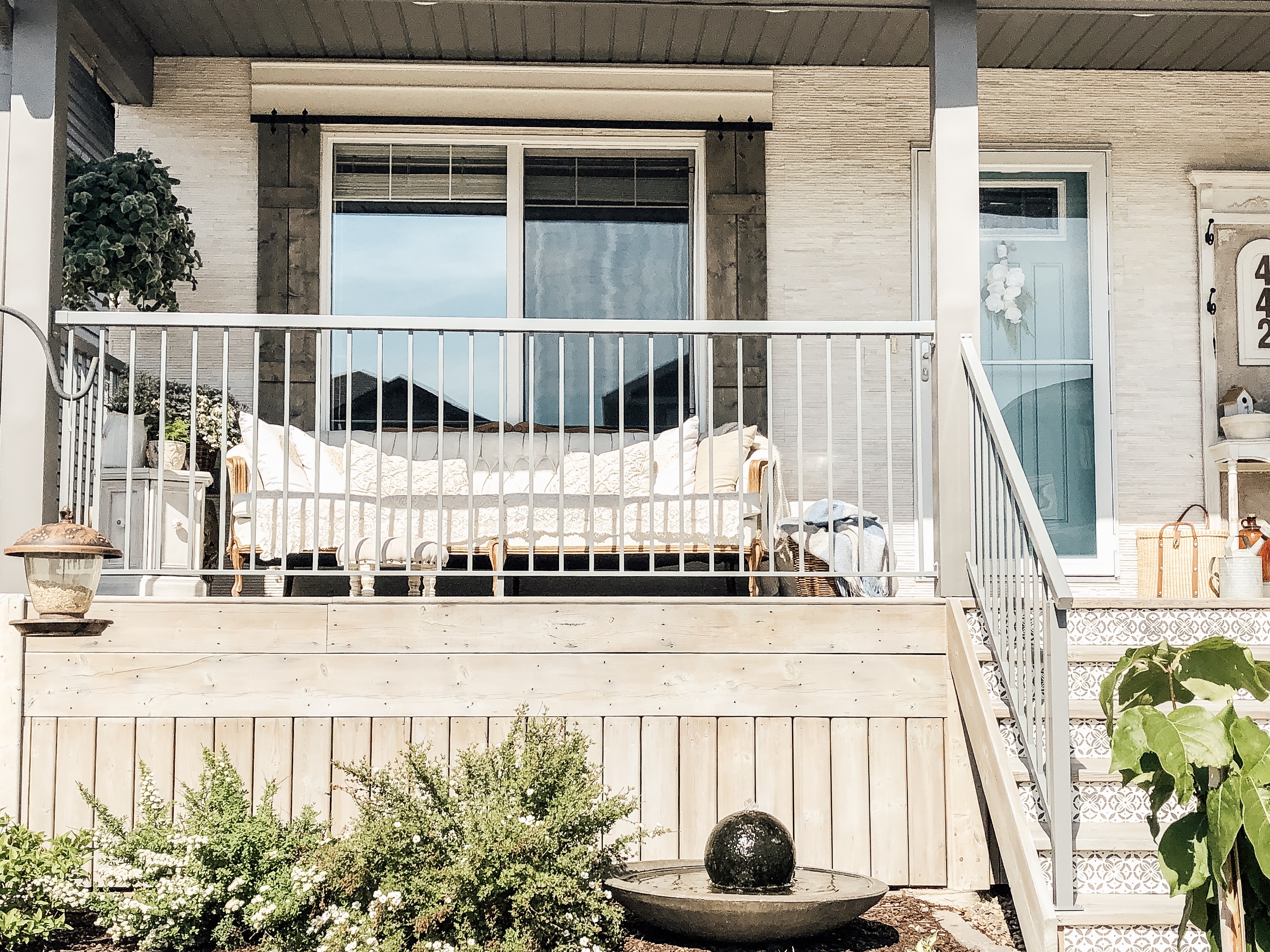 Feng Shui by Bridget DIY Creatively Closing Front Door Stair Risers (12